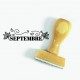 Tampon Septembre à Personnaliser 5 Cm | Tamporelle