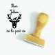 Tampon Cerf Avec Bonnet Noël | Tamporelle tampons personnalisés