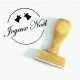 Tampon Joyeux Noël Clochettes | Tamporelle tampons personnalisés