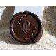 Sceau alimentaire chocolat 25 mm | Tamporelle