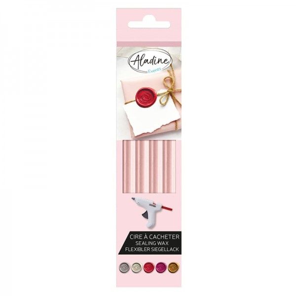 Bâtons pour cachet cire - Rose pastel Bâtons pour cachet cire - Rose pastel