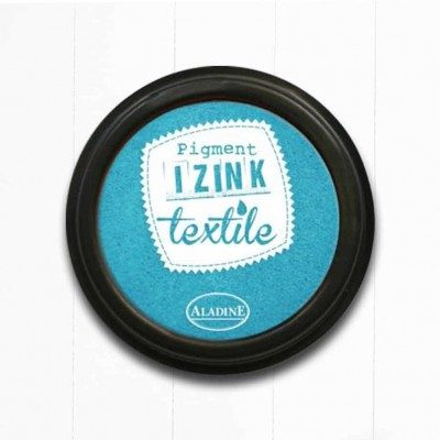 Encreur textile Izink 70mmØ - Bleu Pastel
