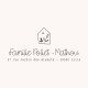 Tampon adresse maison fleurie n°287 60x30mm