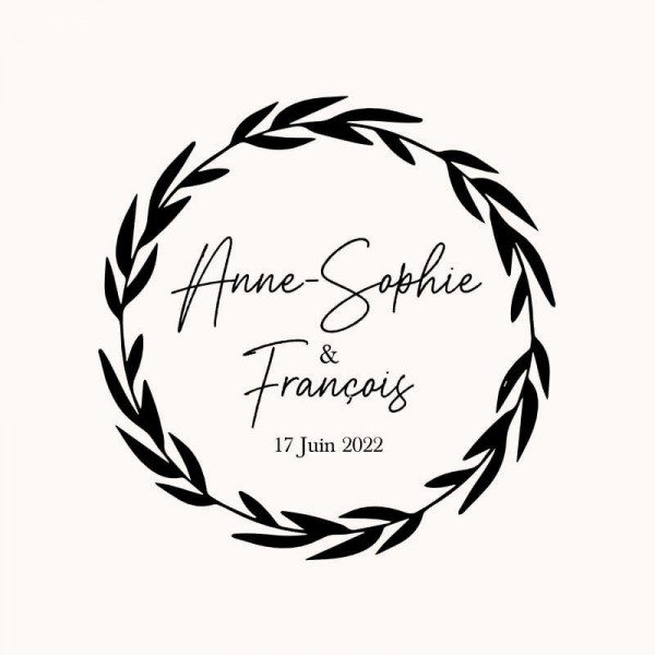 Tampon mariage n°271 50x50mm