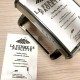 Tampon professionnel Trodat 5212 métal - 15 lignes - 116x70mm