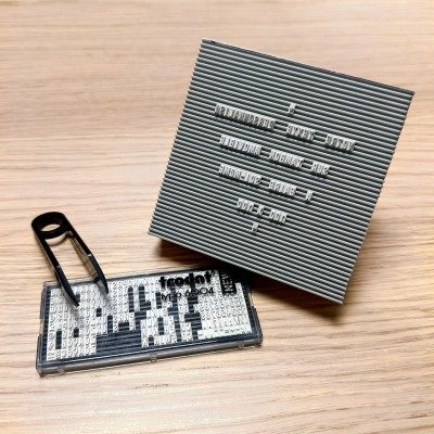 Tampon encreur personnalisé amovible 10 cm | Tamporelle