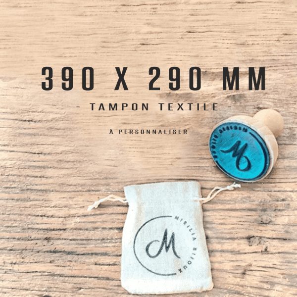 Tampon textile personnalisé A3 390x290mm Tampon textile personnalisé A3 390x290mm