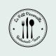 Tampon Logo Restaurant à Personnaliser 50x50mm  | Tamporelle