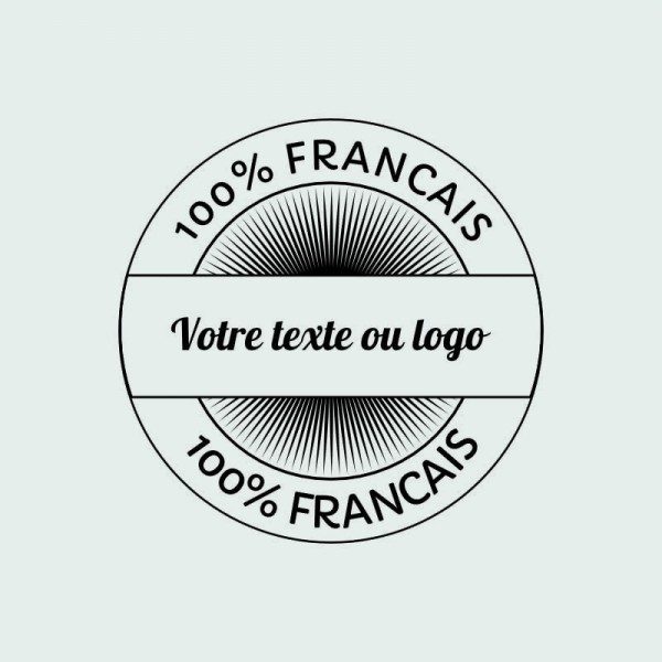 Tampon 100% français à personnaliser 5 cm Tamporelle Tampon 100% français à personnaliser 5 cm Tamporelle