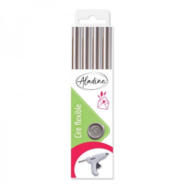 Cire argentée pour cacheter votre carterie - Aladine Cire argentée pour cacheter votre carterie - Aladine