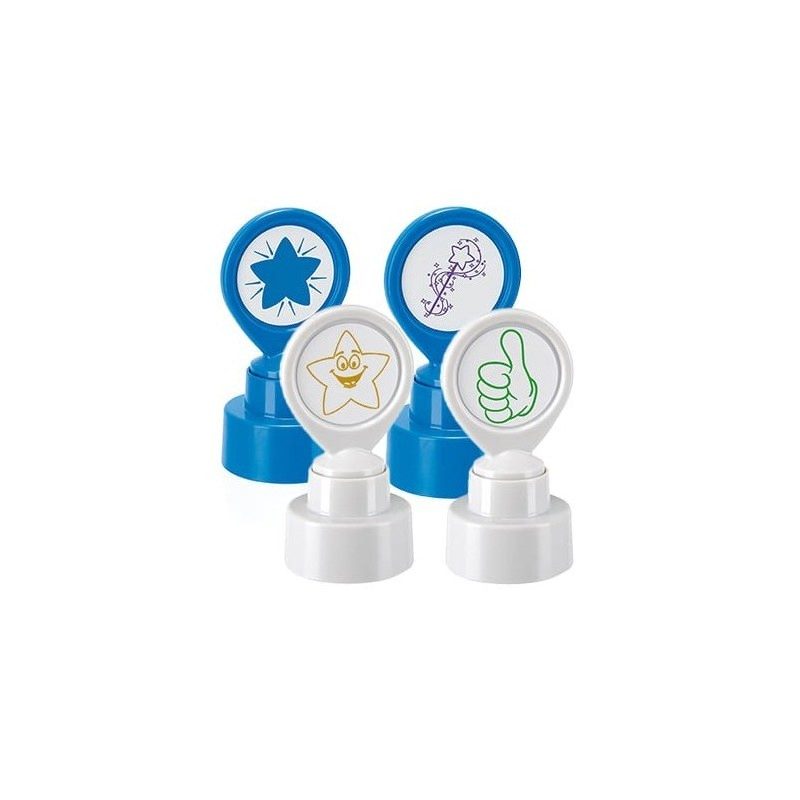Kit de 4 tampons encreurs pour maîtresses et parents 22mm⌀ Kit de 4 tampons encreurs pour maîtresses et parents 22mm⌀
