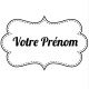 Tampon prénom 