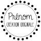 Tampon couture prénom à personnaliser Tamporelle