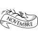 Tampon novembre  à personnaliser 