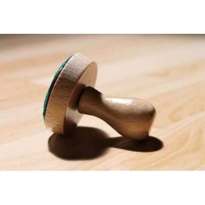 Tampon noel sapin bois à personnaliser