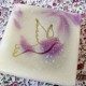 Tampon savon colombe mariage acrylique bois