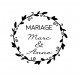 Tampon Couronne D'Initiales Mariage | Tamporelle tampons personnalisés