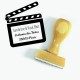 Tampon Adresse Clap De Cinéma à Personnaliser 5 Cm  |Tamporelle