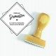 Tampon Adresse Double Carré Personnalisé | Tamporelle