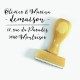 Tampon Adresse Moderne Personnalisé | Tamporelle tampons personnalisés