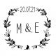 Tampon Rond Chat Initiales Mariage Personnalisé | Tamporelle