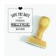 Tampon Mariage Save The Date Carré 5 Cm | Tamporelle tampons français