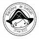 Tampon Baptême Pirate 7 Cm à Personnaliser Tamporelle tampons français