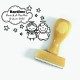 Baptême Tampon Personnalisé Jumeau/Jumelle 5 Cm | Tamporelle