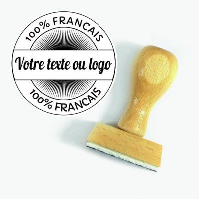 Tampon 100% Français à Personnaliser 5 Cm Tamporelle tampons français