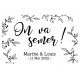 Tampon On Va Semer Grand Format Personnalisé | Tamporelle