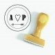 Tampon Mariage Fléché 5 Cm à Personnaliser | Tamporelle tampons français